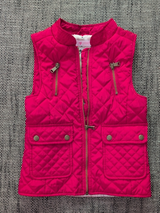 Other - Girls' Quilted Red Vest - Kids Accessories